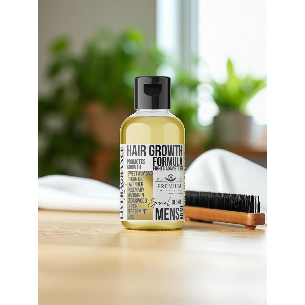 LIVFRAGRANCE Men’s Hair Oil – 50ml