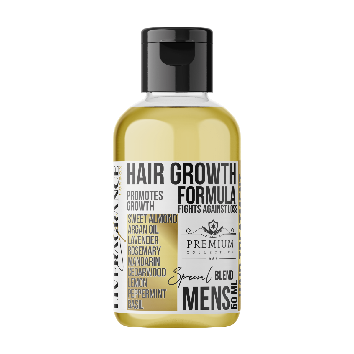 LIVFRAGRANCE Men’s Hair Oil – 50ml